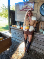 Maple Honey Fur Sweater