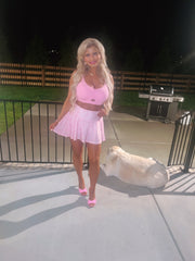 Cotton Candy Ribbon Skort
