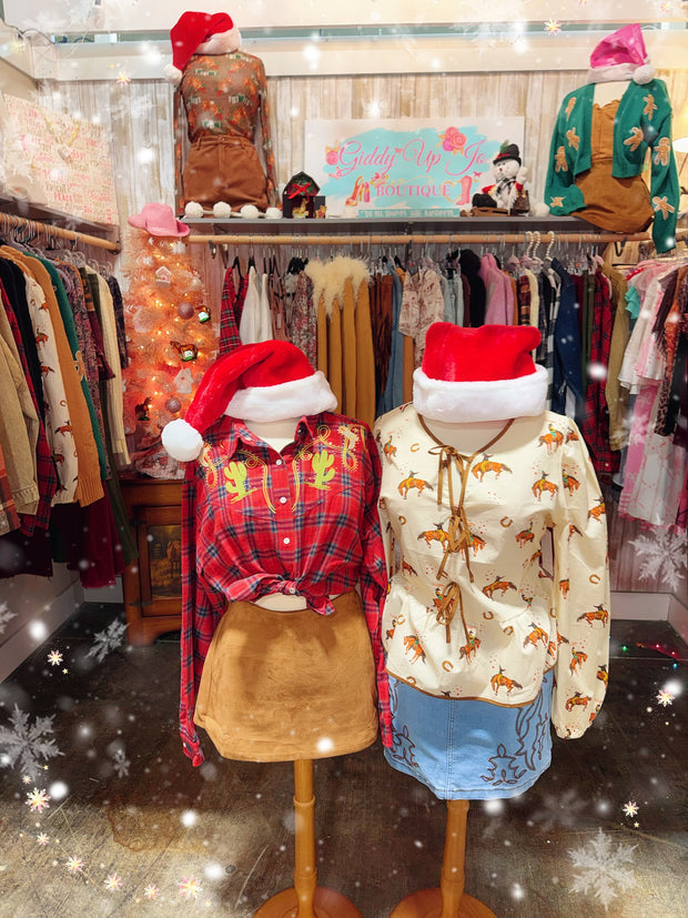 Christmas at the Ranch Flannel