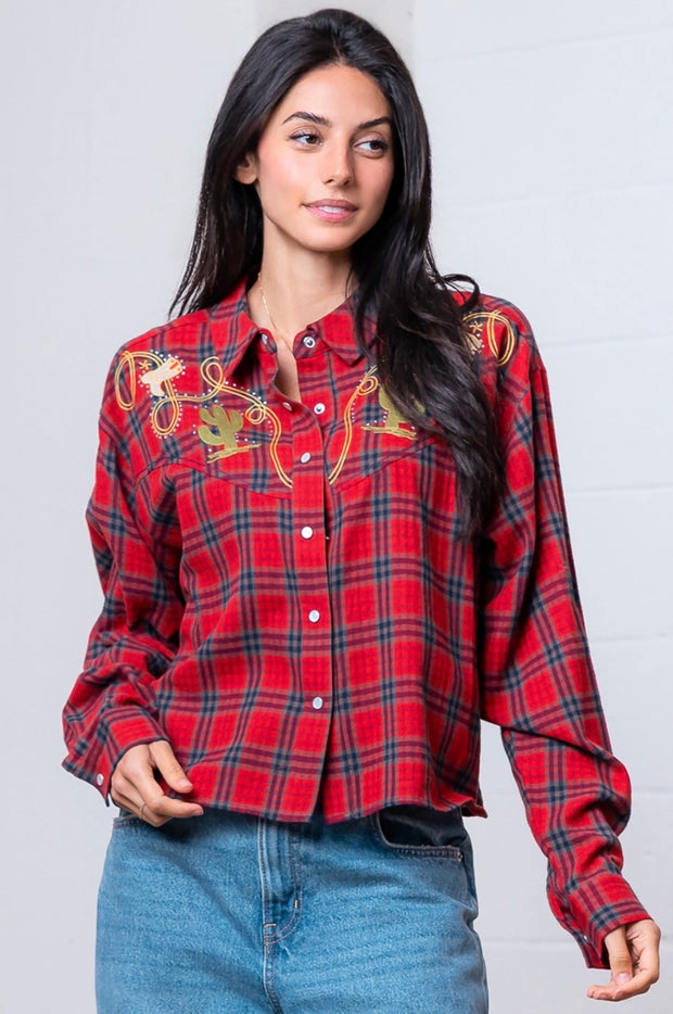 Christmas at the Ranch Flannel