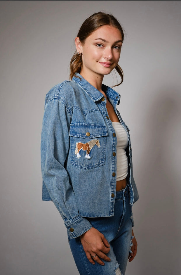 Saddle Up Darlin Shirt Jacket