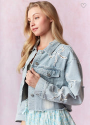 Bow Denim Jacket