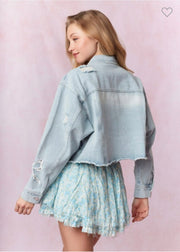 Bow Denim Jacket