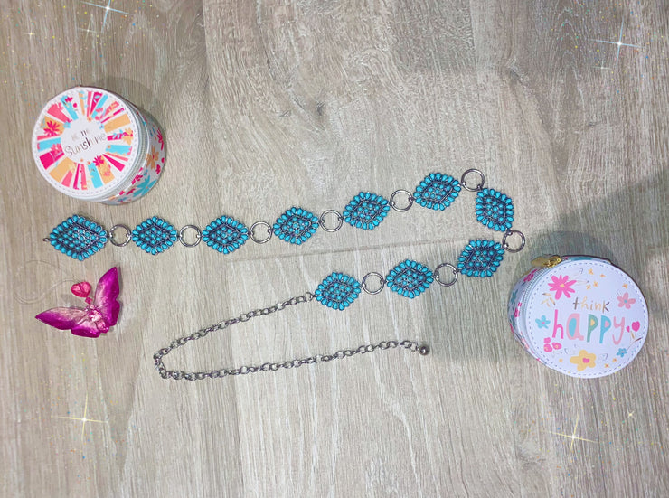 Turquoise Concho Belt